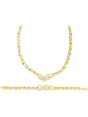 Jewel Tie 925 Sterling Silver Polished Enameled Ballerina 14in Necklace & Earring Set 